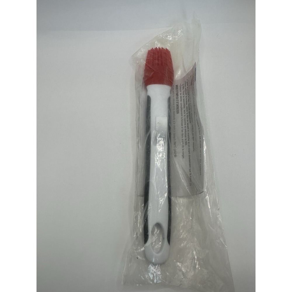 Pampered Chef 1755 Silicone Basting Brush Red New Sealed Stain & Odor-resistant